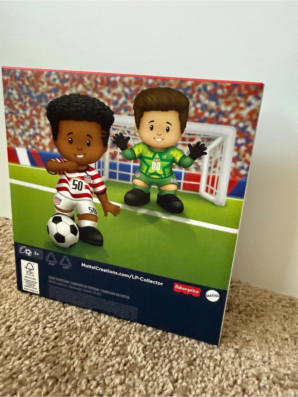USA Soccer FIFA Fisher-Price Little People Collector Soccer Figures NIP